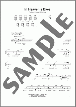 In Heaven's Eyes(Sandi Patty) 楽譜 メロディ ダウンロード