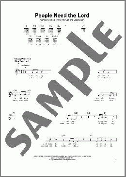 People Need The Lord(Steve Green) 楽譜 メロディ ダウンロード