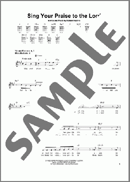 Sing Your Praise To The Lord(Amy Grant/Rich Mullins) 楽譜 メロディ ダウンロード