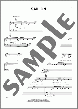 Sail On(Lionel Richie/The Commodores) 楽譜 ピアノ & ボーカル & ギター ダウンロード