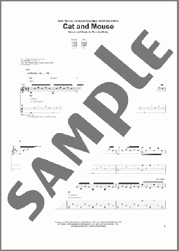 Cat And Mouse(The Red Jumpsuit Apparatus) 楽譜 ギター（ソロ） ダウンロード