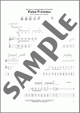False Pretense(The Red Jumpsuit Apparatus) 楽譜 ギター（ソロ） ダウンロード