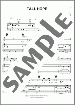 Tall Hope(Cy Coleman/Wildcat (Musical)) 楽譜 ピアノ & ボーカル & ギター ダウンロード