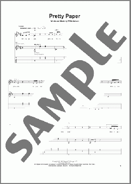 Pretty Paper(Roy Orbison/Willie Nelson) 楽譜 ギター（ソロ） ダウンロード