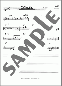 Israel(Miles Davis) 楽譜 その他 ダウンロード