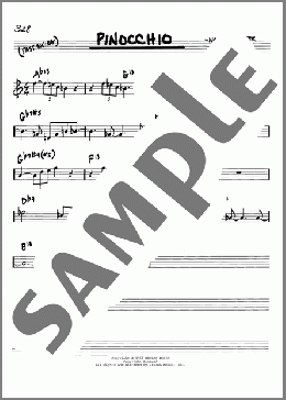 Pinocchio(Wayne Shorter) 楽譜 その他 ダウンロード