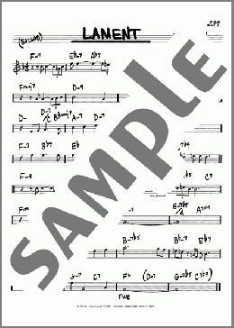 Lament(J.J. Johnson) 楽譜 その他 ダウンロード