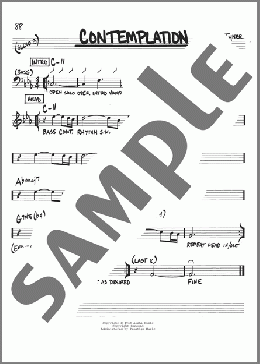 Contemplation(McCoy Tyner) 楽譜 その他 ダウンロード