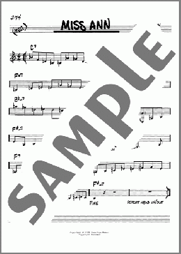 Miss Ann(Eric Dolphy) 楽譜 その他 ダウンロード