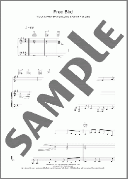 Free Bird(Lynyrd Skynyrd) 楽譜 その他 ダウンロード