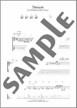 Debaser(Pixies) 楽譜 ギター（ソロ） ダウンロード