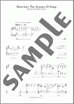Suite (from The Science Of Sleep)(Jean-Michel Bernard) 楽譜 ピアノ（ソロ） ダウンロード