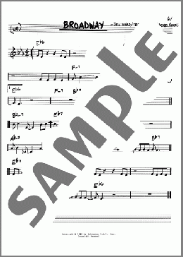 Broadway(Count Basie) 楽譜 その他 ダウンロード