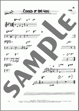 Could It Be You(Cole Porter) 楽譜 その他 ダウンロード