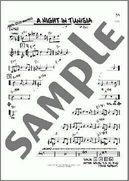 A Night In Tunisia(Dizzy Gillespie) 楽譜 その他 ダウンロード
