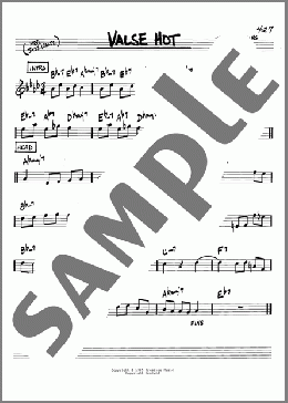 Valse Hot(Sonny Rollins) 楽譜 その他 ダウンロード