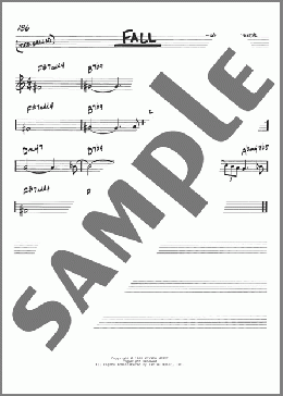 Fall(Wayne Shorter) 楽譜 その他 ダウンロード