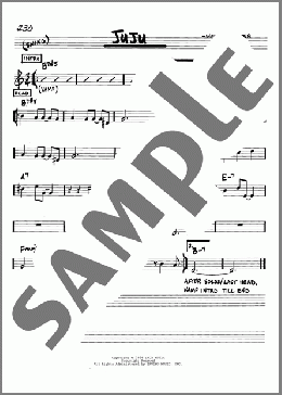 Juju(Wayne Shorter) 楽譜 その他 ダウンロード