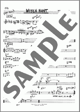 Witch Hunt(Wayne Shorter) 楽譜 その他 ダウンロード