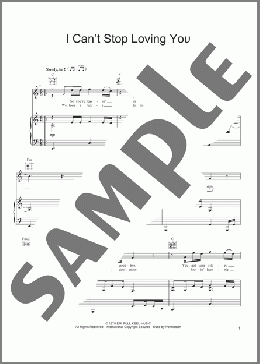 Can't Stop Loving You (Though I Try)(Leo Sayer/Keith Urban/Phil Collins) 楽譜 ピアノ & ボーカル & ギター ダウンロード