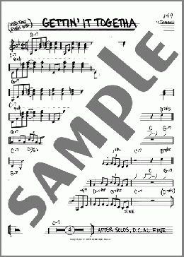 Gettin' It Togetha(Bobby Timmons) 楽譜 その他 ダウンロード