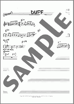 Duff(Hampton Hawes) 楽譜 その他 ダウンロード