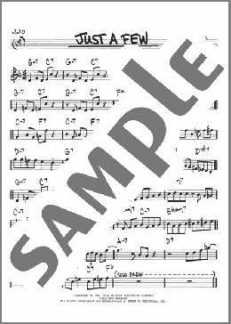 Just A Few(Shorty Rogers) 楽譜 その他 ダウンロード