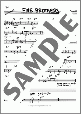 Five Brothers(Gerry Mulligan) 楽譜 その他 ダウンロード