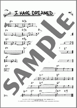 I Have Dreamed(Rodgers & Hammerstein) 楽譜 その他 ダウンロード