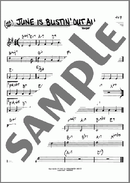 June Is Bustin' Out All Over(Rodgers & Hammerstein) 楽譜 その他 ダウンロード