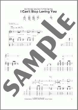 Can't Stop Loving You (Though I Try)(Leo Sayer/Keith Urban/Phil Collins) 楽譜 ギター（ソロ） ダウンロード