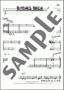 Bitches Brew(Miles Davis) 楽譜 その他 ダウンロード