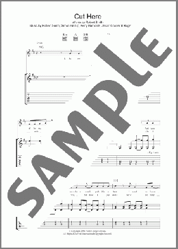 Cut Here(The Cure) 楽譜 ギター（ソロ） ダウンロード