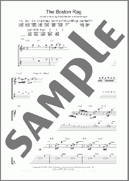 The Boston Rag(Steely Dan) 楽譜 ギター（ソロ） ダウンロード