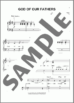 God Of Our Fathers (arr. Phillip Keveren)(Daniel Crane Roberts) 楽譜 ピアノ（ソロ） ダウンロード