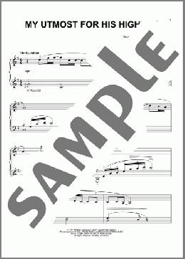 My Utmost For His Highest (arr. Phillip Keveren)(Twila Paris) 楽譜 ピアノ（ソロ） ダウンロード