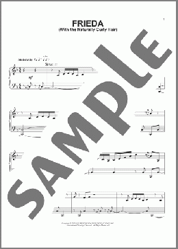 Frieda (With The Naturally Curly Hair)(Vince Guaraldi) 楽譜 ピアノ（ソロ） ダウンロード