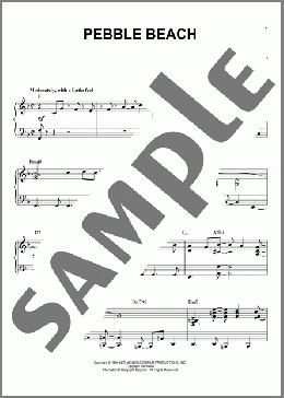 The Pebble Beach Theme(Vince Guaraldi) 楽譜 ピアノ（ソロ） ダウンロード