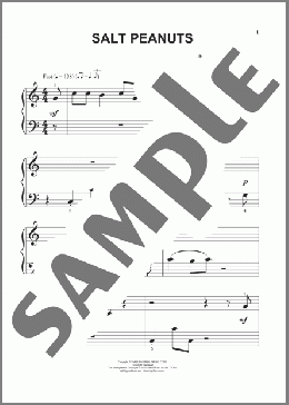 Salt Peanuts (arr. Phillip Keveren)(Dizzy Gillespie) 楽譜 その他 ダウンロード