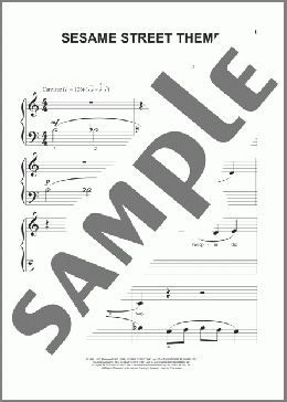 Sesame Street Theme (arr. Phillip Keveren)(Joe Raposo/The Muppets/TV Theme Song) 楽譜 その他 ダウンロード