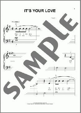 It's Your Love (arr. Phillip Keveren)(Faith Hill/Tim McGraw/Tim McGraw with Faith Hill) 楽譜 ピアノ（ソロ） ダウンロード