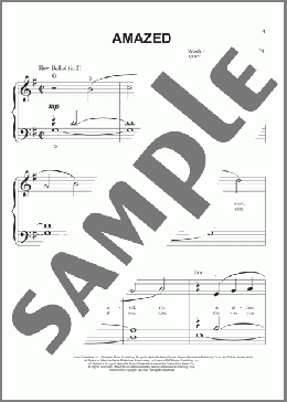 Amazed (arr. Phillip Keveren)(Lonestar) 楽譜 ピアノ（ソロ） ダウンロード