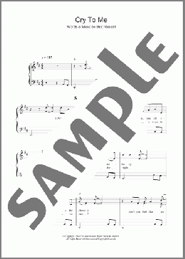 Cry To Me(Solomon Burke) 楽譜 ピアノ（ソロ） ダウンロード