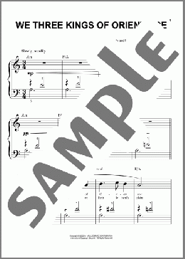 We Three Kings Of Orient Are (arr. Phillip Keveren)(John H. Hopkins, Jr.) 楽譜 ピアノ（ソロ） ダウンロード