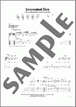 Uncreated One(Chris Tomlin) 楽譜 ギター（ソロ） ダウンロード