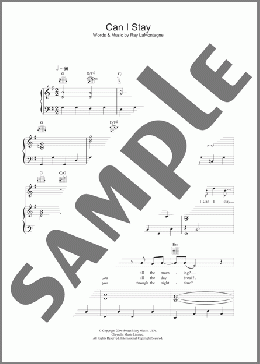 Can I Stay(Ray LaMontagne) 楽譜 その他 ダウンロード