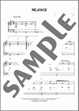Rejoice(Chris Tomlin) 楽譜 ピアノ（ソロ） ダウンロード