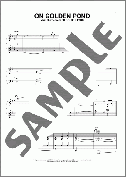 On Golden Pond(Dave Grusin) 楽譜 ピアノ（ソロ） ダウンロード