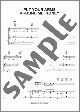 Put Your Arms Around Me, Honey(Glenn Miller) 楽譜 ピアノ & ボーカル & ギター ダウンロード