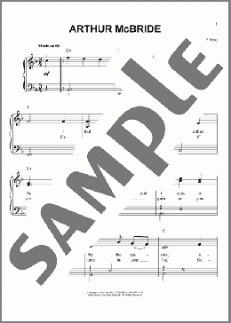 Arthur McBride(Irish Folksong) 楽譜 ピアノ（ソロ） ダウンロード